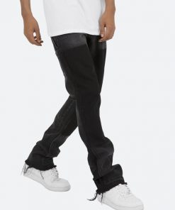 Mnml B118 Work Flare Denim - Black