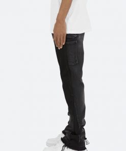 Mnml B118 Work Flare Denim - Black