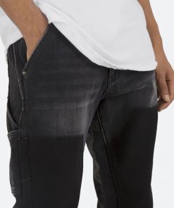 Mnml B118 Work Flare Denim - Black