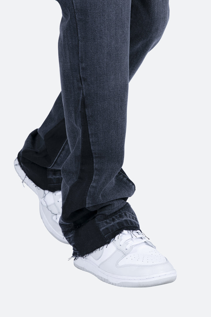 Mnml B119 Flare Denim - Black 8 Mnml B119 Flare Denim - Black