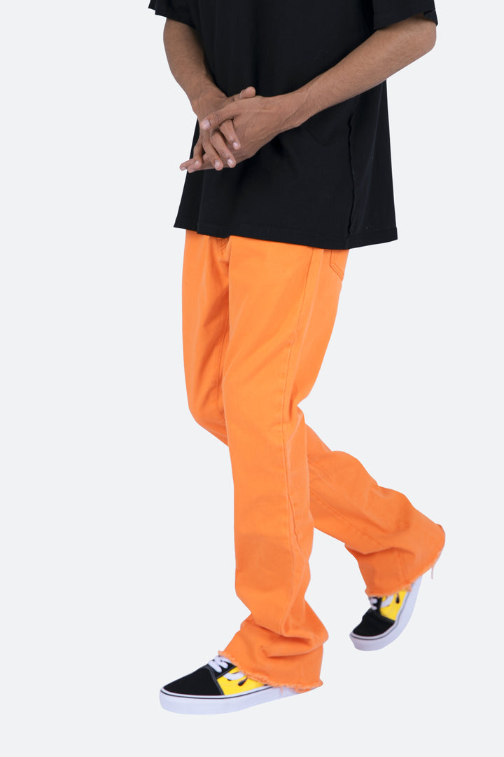 Mnml B251 Flare Denim - Orange 2 Mnml B251 Flare Denim - Orange