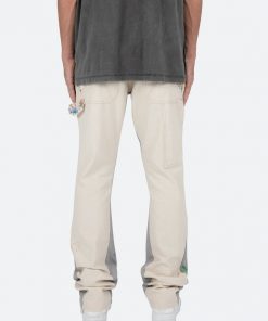 Mnml B260 Flare Denim - White