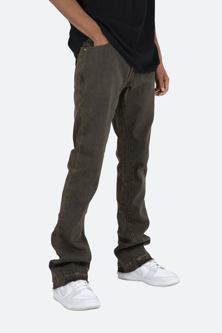 Mnml B355 Flare Denim - Grey 2 Mnml B355 Flare Denim - Grey