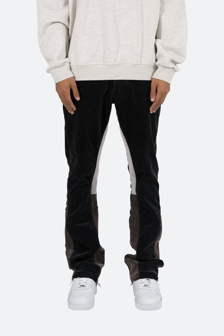 Mnml B356 Corduroy Flare Pants - Black 3 Mnml B356 Corduroy Flare Pants - Black