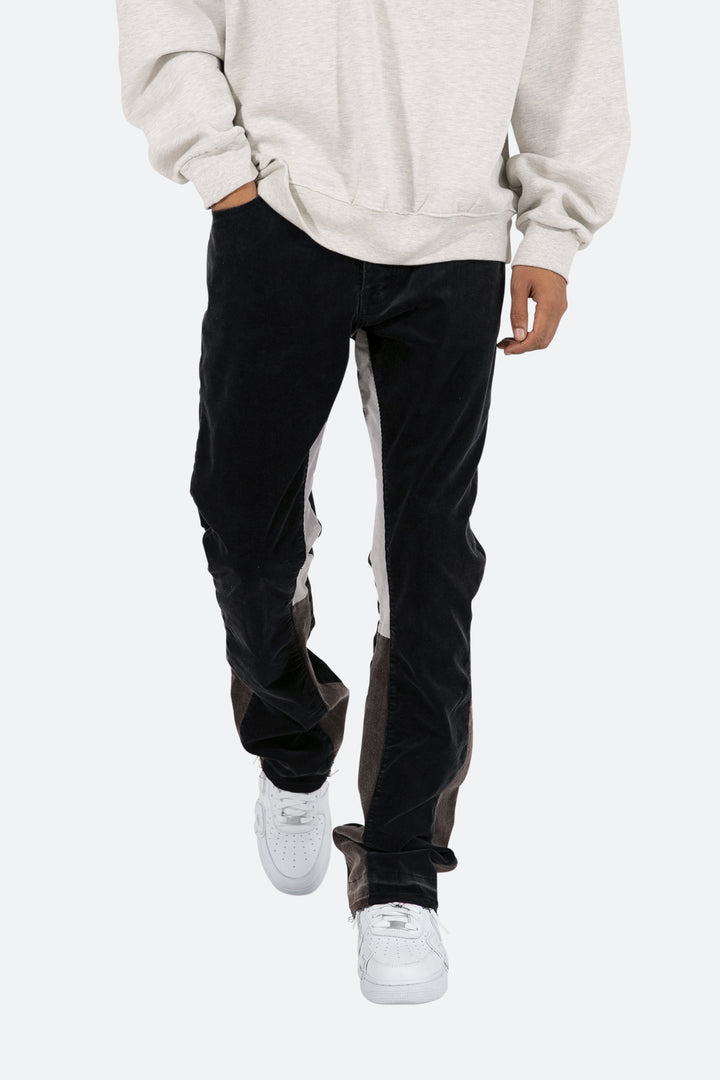 Mnml B356 Corduroy Flare Pants - Black 7 Mnml B356 Corduroy Flare Pants - Black