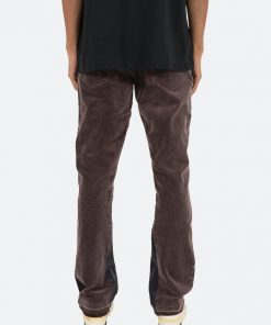 Mnml B356 Corduroy Flare Pants - Brown Denim