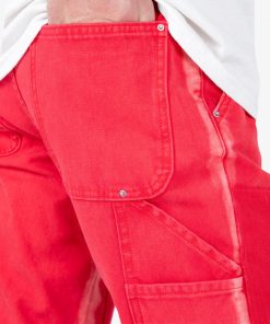 Mnml B404 Flare Denim - Red