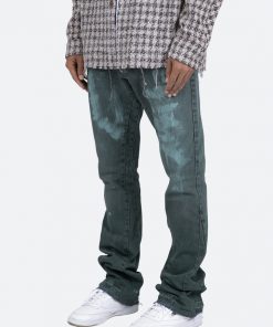 Mnml B415 Flare Denim - Olive 11 Mnml B415 Flare Denim - Olive