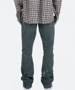 Mnml B415 Flare Denim - Olive 13 Mnml B415 Flare Denim - Olive