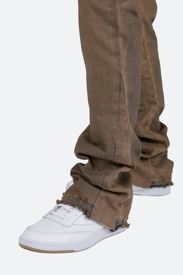 Mnml B416 Flare Denim - Tan 9 Mnml B416 Flare Denim - Tan