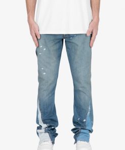 Mnml B425 Patch Flare Denim - Blue