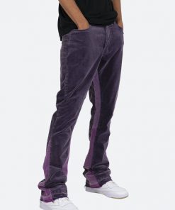 Mnml B428 Corduroy Flare Pants - Purple