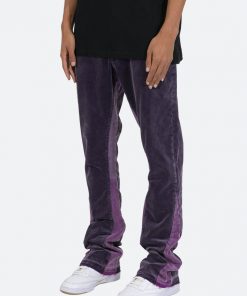 Mnml B428 Corduroy Flare Pants - Purple