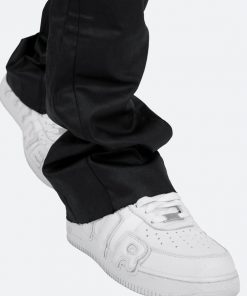 Mnml B447 Waxed Flare Denim - Black 17 Mnml B447 Waxed Flare Denim - Black