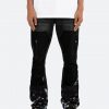 Mnml B448 Work Flare Denim - Black