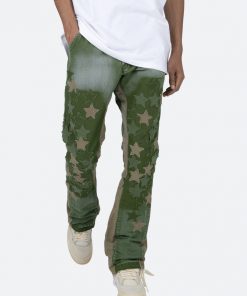 Mnml B451 Star Flare Denim - Olive