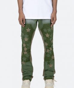 Mnml B451 Star Flare Denim - Olive