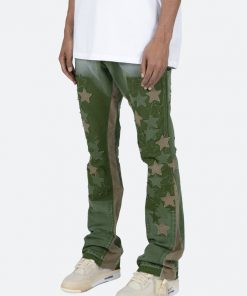 Mnml B451 Star Flare Denim - Olive