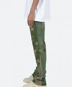 Mnml B451 Star Flare Denim - Olive