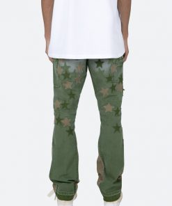 Mnml B451 Star Flare Denim - Olive