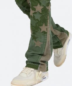 Mnml B451 Star Flare Denim - Olive