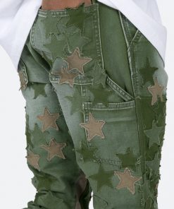 Mnml B451 Star Flare Denim - Olive