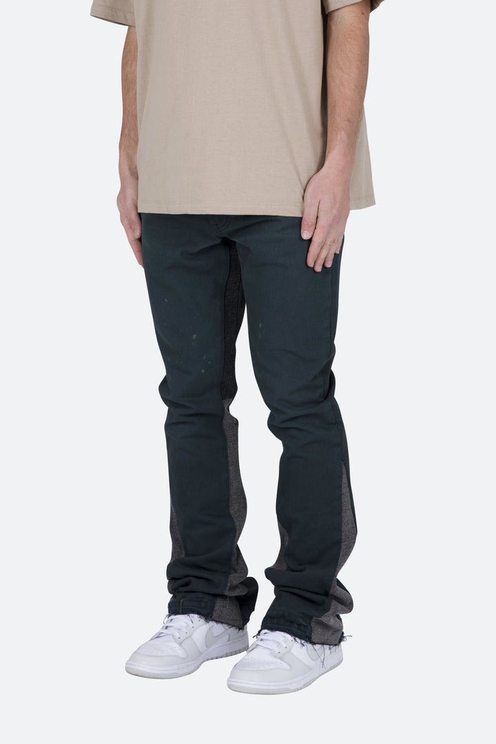 Mnml B453 Flare Denim - Black 3 Mnml B453 Flare Denim - Black