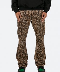 Mnml B471 Cargo Flare Denim - Brown