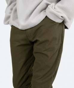 Mnml Denim B472 Twill Flare Pants - Olive