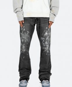 Mnml B477 Flare Denim - Black