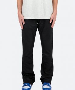 Mnml B478 Croc Flare Pants - Black
