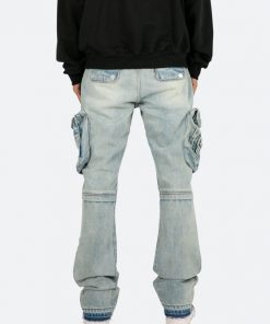 Mnml B480 Cargo Flare Denim - Vintage Blue