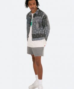 Mnml Tops Bandana Trucker Shirt - Black