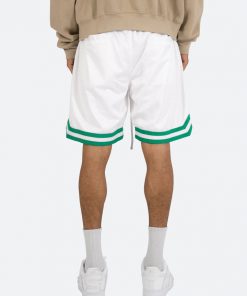 Mnml Basic Basketball Shorts - White/Green 14 Mnml Basic Basketball Shorts - White/Green