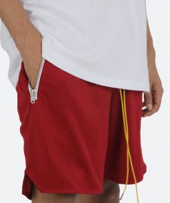 Mnml Basic Mesh Shorts - Red Bottoms
