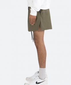 Mnml Basic Runner Shorts - Olive Bottoms