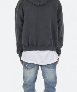 Mnml Outerwear Basic Zip Up Hoodie - Vintage Black