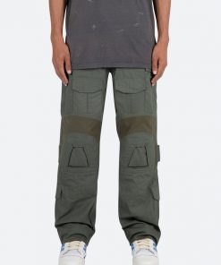 Mnml Biker Cargo Pants - Olive Bottoms