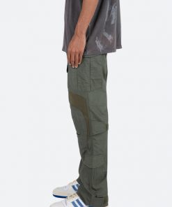 Mnml Biker Cargo Pants - Olive Bottoms