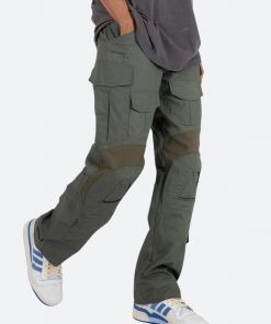 Mnml Biker Cargo Pants - Olive Bottoms