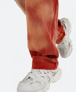 Mnml Bottoms Bleached Corduroy Pants - Brick