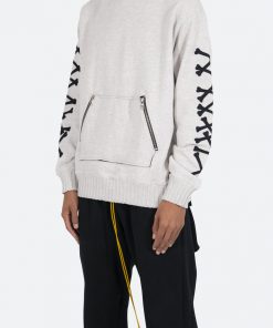 Mnml Outerwear Bones Zipper Hoodie - Grey 11 Mnml Outerwear Bones Zipper Hoodie - Grey