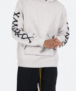 Mnml Outerwear Bones Zipper Hoodie - Grey 14 Mnml Outerwear Bones Zipper Hoodie - Grey