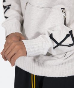 Mnml Outerwear Bones Zipper Hoodie - Grey 16 Mnml Outerwear Bones Zipper Hoodie - Grey