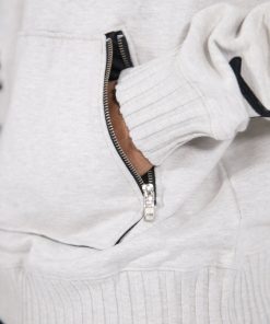 Mnml Outerwear Bones Zipper Hoodie - Grey 17 Mnml Outerwear Bones Zipper Hoodie - Grey