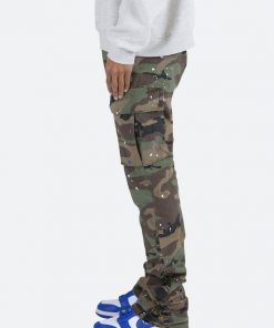 Mnml Bootcut Cargo Pants - Camo Denim