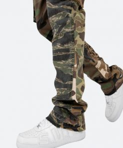 Mnml Bootcut Cargo Pants - Mixed Camo B Flare Denim 15 Mnml Bootcut Cargo Pants - Mixed Camo B Flare Denim