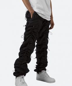 Mnml Bottoms Bungee Cord Pants - Black/Black