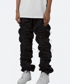 Mnml Bottoms Bungee Cord Pants - Black/Black 11 Mnml Bottoms Bungee Cord Pants - Black/Black