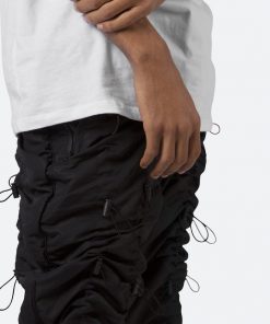 Mnml Bottoms Bungee Cord Pants - Black/Black 15 Mnml Bottoms Bungee Cord Pants - Black/Black